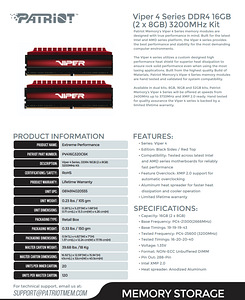 DDR4 8GB 3200MHz CL16 (3 foto / 3)