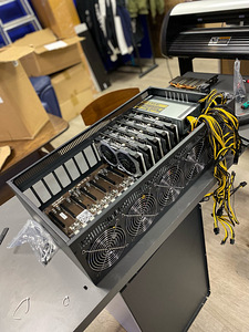 Mining Cool Box - all in one 12gpu mining rig case (2 foto / 3)