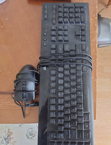 Klaviatuur Corsair ja Msi Hiir