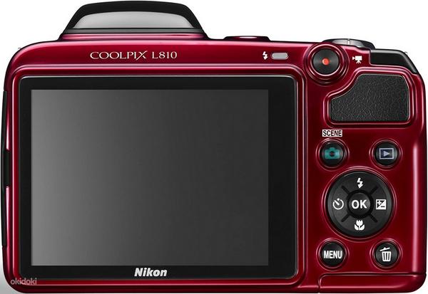Korralik Nikon Coolpix L810, 16MP, 26x zoom, 32GB, kott (foto #5)
