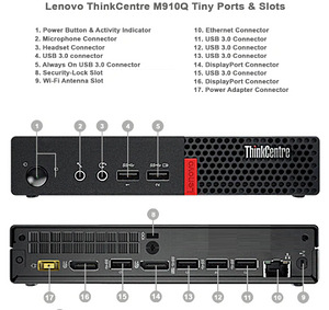 Lenovo ThinkCentre M910q Tiny with Windows 11 (2 foto / 4)