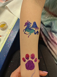 Näomaaling ja glitter tattoo (9 foto / 9)