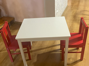 2 Tooli ja laud Ikea Kritter (2 foto / 3)