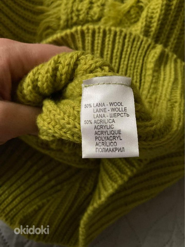 Итальянский шерстяной свитер. Новый. XS (фото #3)