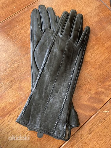 Кожаные перчатки s7. Новый (фото #1)