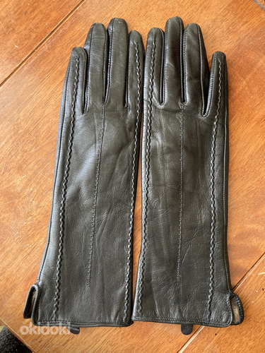Кожаные перчатки s7. Новый (фото #3)
