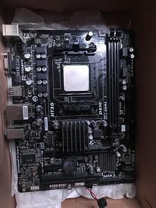 Emaplaat + amd fx protsessor + toiteplokk (2 foto / 3)