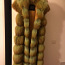 Люкс длинное пальто / жилет из меха лисы (фото #2)