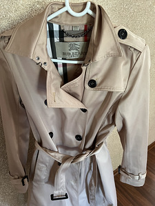 Burberry mantel beežikas kuldne (super ilus, chic) (2 foto / 6)