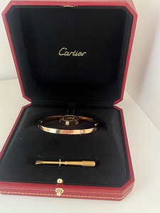 Cartier set love bracelet( Au750) (3 foto / 5)