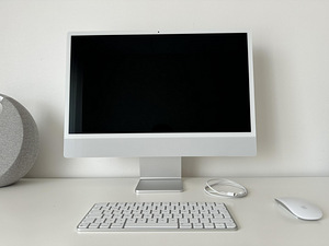 Apple iMac 24" M1 8C 256GB Hõbedane / Silver (1 foto / 8)