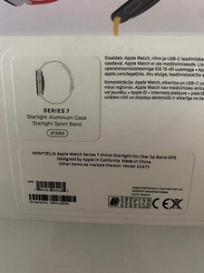 Apple watch series 7 gps, 41mm starlight aluminium (3 foto / 4)