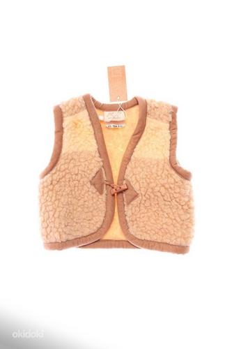 Меховой Beige жилет