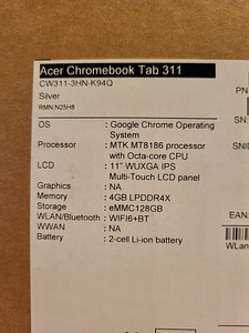 Acer Chromebook Tab 311 (4GB/128GB) (3 foto / 4)