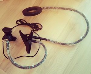 Selfie Ring Light with Cell Phone Holder for Live Stream (6 foto / 8)