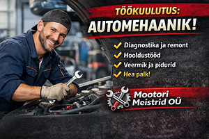Automehaanik Tallinnas / Autoremondilukksepp (1 foto / 4)