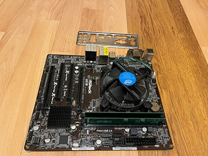 ASRock H81M emaplaat + CPU i5-4570 + mälu (2 foto / 2)
