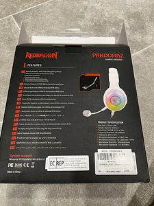 Redragon Pandora H350 wired gaming headset (kõrvaklapid) (10 foto / 10)