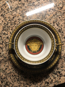 Versace Rosenthal Medusa Punane, Püreesupi,magustoidu kauss (1 foto / 5)