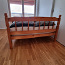 Деревянная кровать с матрасом - 135 x 190 (фото #1)