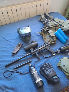 Paintballi varustuse komplekt Tippmann A-5 (Valmis mänguks (1 foto / 8)