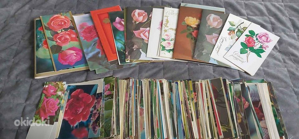 Nõukogude rooside teemaliste postkaartide kollektsioon