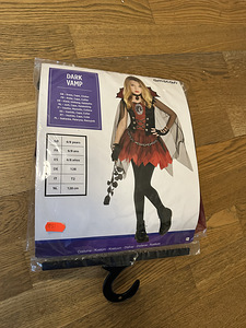 Halloween laste karnevali kostüüm Dark Vamp, 128cm (1 foto / 4)