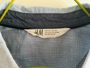 H&M pluus poistele, pikkusele 140 (2 foto / 2)