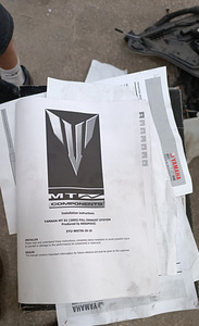 Yamaha MT-01 väljalaskesüsteemi komplekt (3 foto / 5)