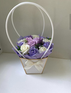 Seebist valmistatud lillekimp.bouquet flowers made of soap (1 foto / 2)