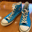 Голубые высокие кроссовки converse - размер 45 (фото #1)