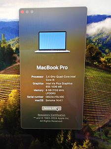 Macbook Pro 13" 4 ports late 2019 8/256 (4 foto / 8)