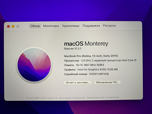 MacBook Pro (Retina, 13-inch, Early 2015) (4 foto / 4)