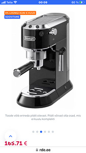 DeLonghi EC685BK kohvimasin (3 foto / 3)