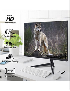 ZFTVNIE Computer Monitor, 21.5 Inch Full HD 1920 x 1080P LED (4 foto / 7)