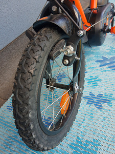 Decathlon laste jalgratas14'' abiratastega (5 foto / 8)