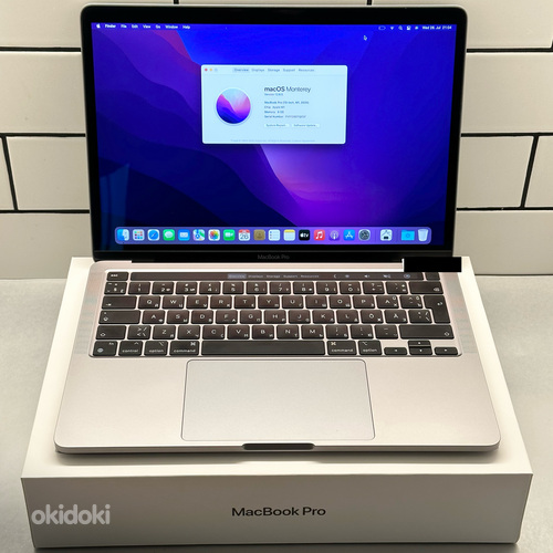 MacBook Pro (13” 2020) / M1 / 8GB / 512GB / SWE (foto #1)