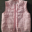 Розовый осенний жилет для девочки (фото #1)