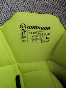 Uued hokipüksid Warrior Alpha Youth, XL (3 foto / 3)