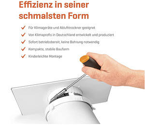 Climia Adapter mobiilse kliimaseadme jaoks (4 foto / 10)