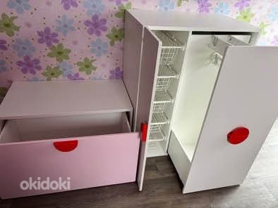 Ikea Smastad детский шкаф и ящик для игрушек