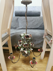 Laura Ashley roosidega lühter (3 foto / 5)