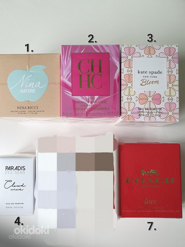 Lõhnad Nina Ricci/Carolina Herrera/Coach/Kate Spade
