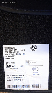 VW Passat B8 ja MB AMG põhjamatid.( UUED, Originaal)