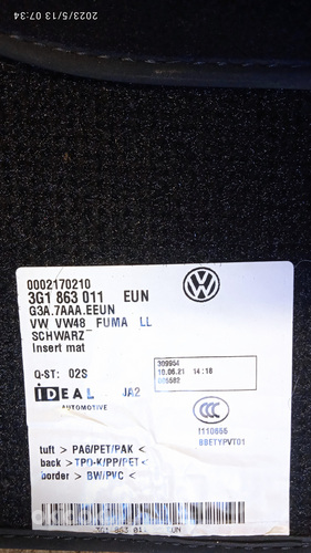 VW Passat B8 ja MB põhjamatid.( UUED, Originaal) (foto #9)