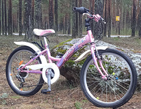 Продается велосипед для девочек (6-12 лет). 20", 6 передач.