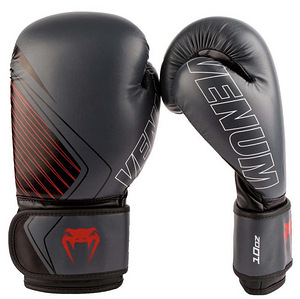 Боксерские перчатки Venum contender 2.0 grey red