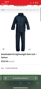 Дождевик Satexo - Rainwear LightWeight Rainsuit (2 фото из 2)