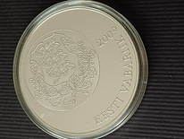 Монета 10 крон 2009 года серебро