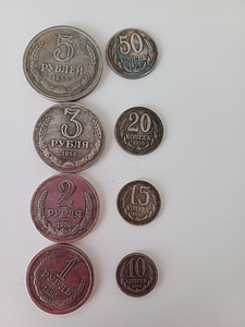 1956. aasta müntide koopiad, 8 tk (1 foto / 2)